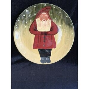 Vintage Victorian Santa Decor Plate The Gear Collection Toyo Trading Company